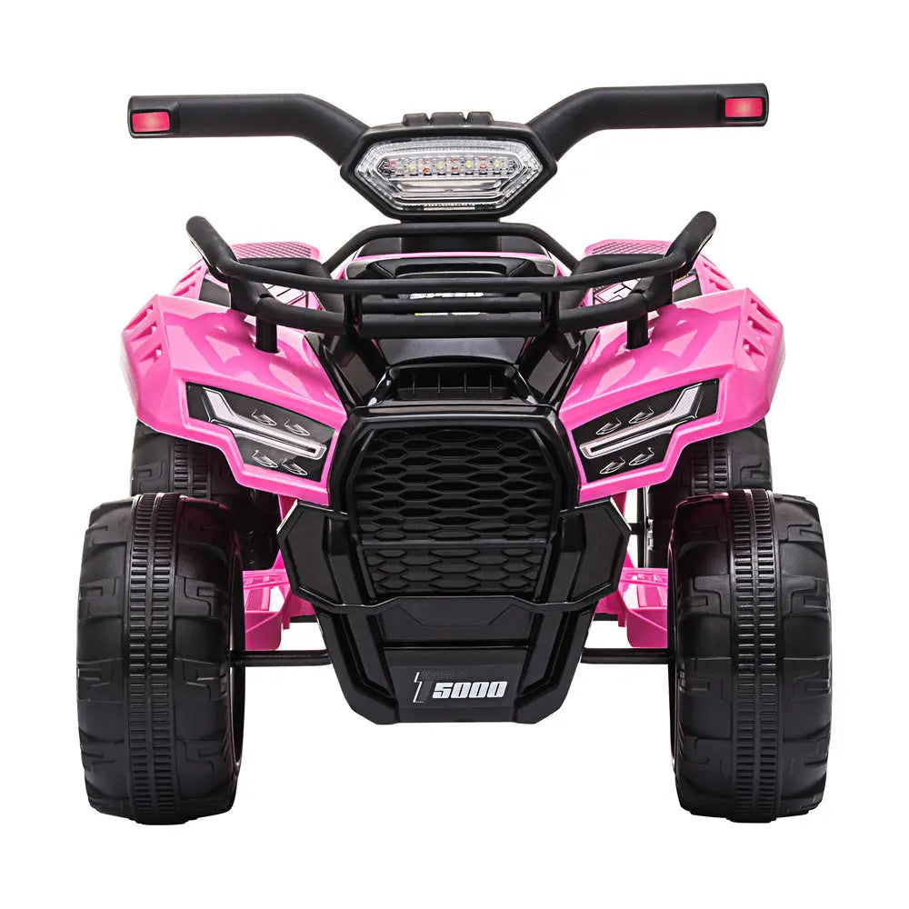 Kids Electric Ride On ATV Rechargeable Car Pink