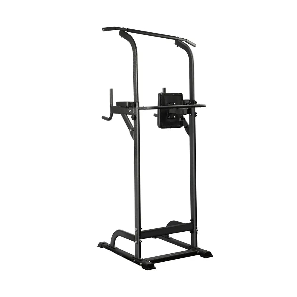 Chin Up Tower with Weight Bench for Push Up Pull Up and Knee Raise