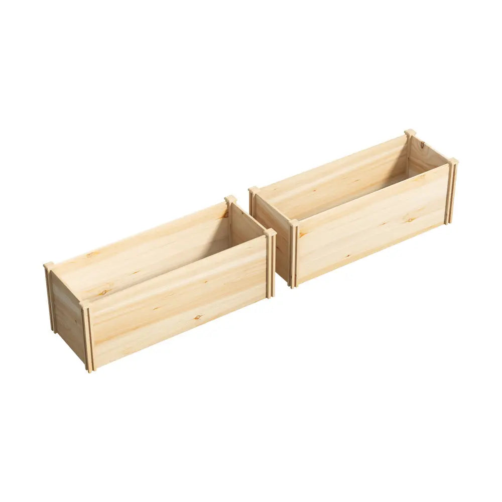Raised Wooden Garden Bed Planter