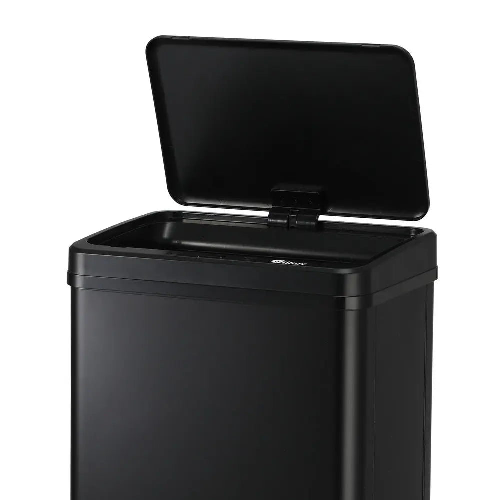 Black 50L Automatic Motion Sensor Rubbish Trash Bin