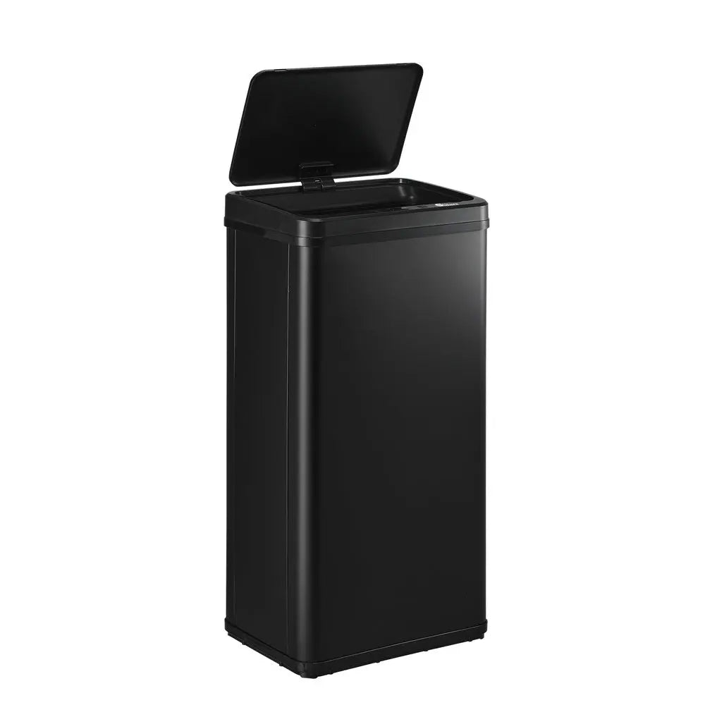 Black 50L Automatic Motion Sensor Rubbish Trash Bin