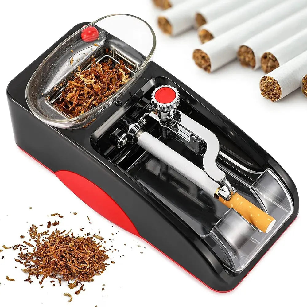 Electric Automatic Cigarette Rolling Machine - Red