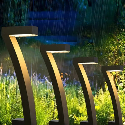 7 Shape Solar LED Garden Lights for Outdoor Pathway and Yard Decoration