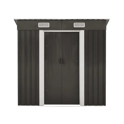 Garden Shed Workshop Cabin Metal House 1.94 by 1.21 m