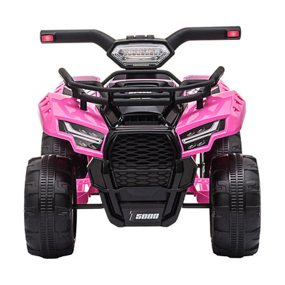 Kids Electric Ride On ATV Rechargeable Car Pink