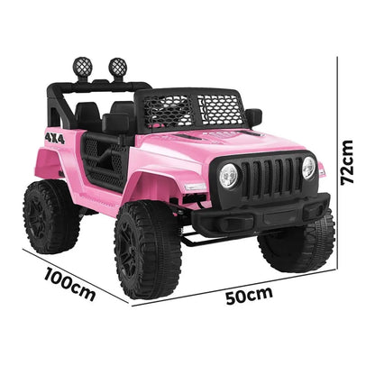 Kids Ride On Car with Twin Motors and Remote Pink
