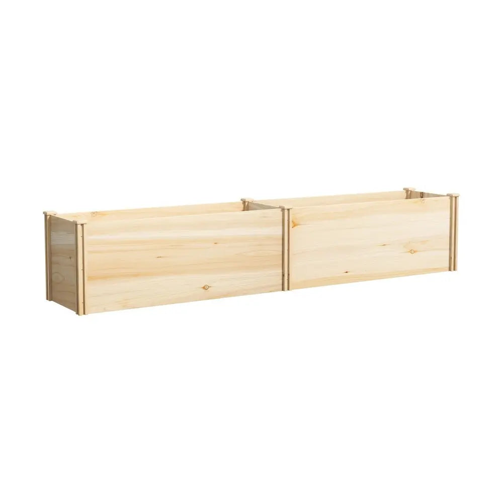 Raised Wooden Garden Bed Planter