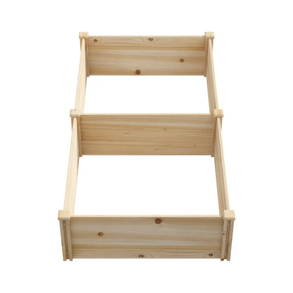 Raised Wooden Garden Bed Planter